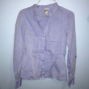 Blue H&M button down shirt